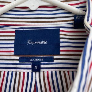 100% Cotton Faconnable Short Sleeve Shirt. Gently Used in Excellent Condition.